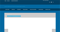 Desktop Screenshot of consejodevigilancia.gob.sv
